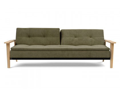 Innovation Living Dublexo Frej Sofa Bed Oak - 316 Cordufine Pine Green