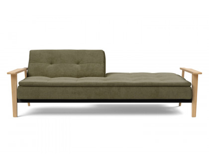 Innovation Living Dublexo Frej Sofa Bed Oak - 316 Cordufine Pine Green