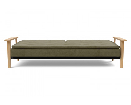 Innovation Living Dublexo Frej Sofa Bed Oak - 316 Cordufine Pine Green