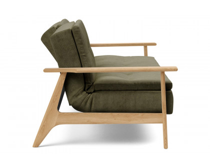 Innovation Living Dublexo Frej Sofa Bed Oak - 316 Cordufine Pine Green