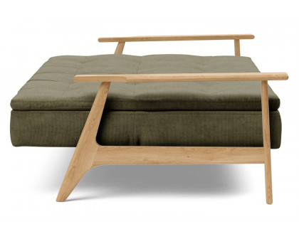 Innovation Living Dublexo Frej Sofa Bed Oak - 316 Cordufine Pine Green