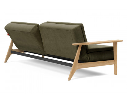 Innovation Living Dublexo Frej Sofa Bed Oak - 316 Cordufine Pine Green