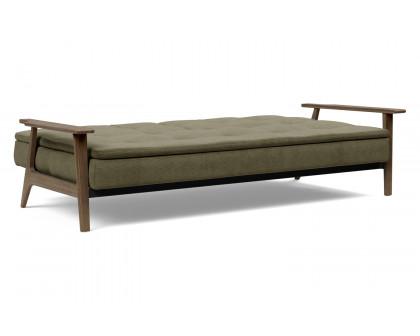 Innovation Living Dublexo Frej Sofa Bed Smoked Oak - 316 Cordufine Pine Green