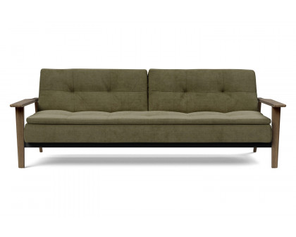 Innovation Living Dublexo Frej Sofa Bed Smoked Oak - 316 Cordufine Pine Green