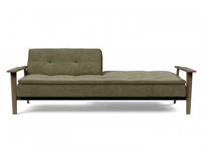 Innovation Living Dublexo Frej Sofa Bed Smoked Oak - 316 Cordufine Pine Green