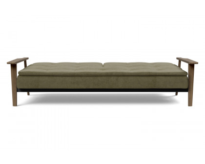 Innovation Living Dublexo Frej Sofa Bed Smoked Oak - 316 Cordufine Pine Green