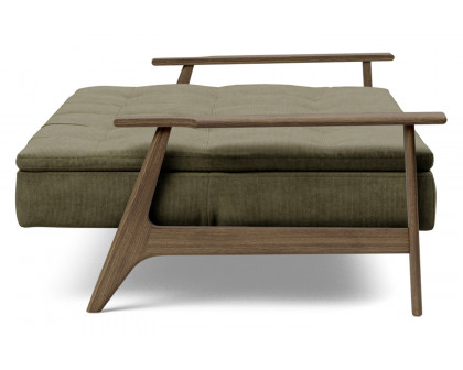 Innovation Living Dublexo Frej Sofa Bed Smoked Oak - 316 Cordufine Pine Green