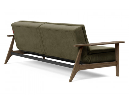 Innovation Living Dublexo Frej Sofa Bed Smoked Oak - 316 Cordufine Pine Green