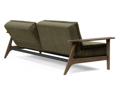 Innovation Living Dublexo Frej Sofa Bed Smoked Oak - 316 Cordufine Pine Green