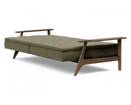 Innovation Living Dublexo Frej Sofa Bed Smoked Oak - 316 Cordufine Pine Green