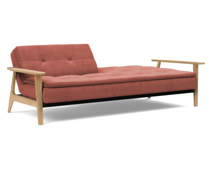 Innovation Living Dublexo Frej Sofa Bed Oak - 317 Cordufine Rust