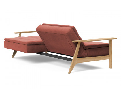 Innovation Living Dublexo Frej Sofa Bed Oak - 317 Cordufine Rust