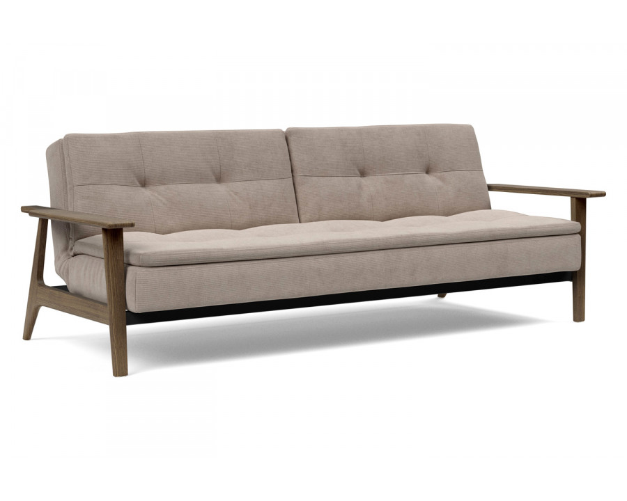 Innovation Living Dublexo Frej Sofa Bed Smoked Oak - 318 Cordufine Beige