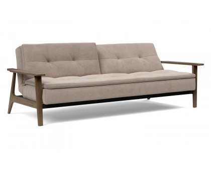 Innovation Living Dublexo Frej Sofa Bed Smoked Oak - 318 Cordufine Beige