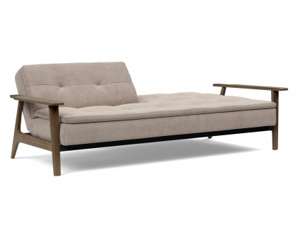 Innovation Living Dublexo Frej Sofa Bed Smoked Oak - 318 Cordufine Beige