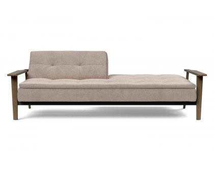 Innovation Living Dublexo Frej Sofa Bed Smoked Oak - 318 Cordufine Beige