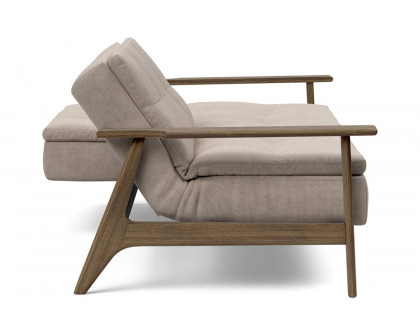 Innovation Living Dublexo Frej Sofa Bed Smoked Oak - 318 Cordufine Beige