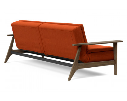 Innovation Living Dublexo Frej Sofa Bed Smoked Oak - 506 Elegance Paprika