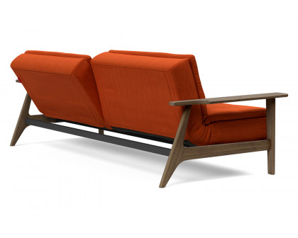 Innovation Living Dublexo Frej Sofa Bed Smoked Oak - 506 Elegance Paprika