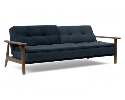 Innovation Living Dublexo Frej Sofa Bed Smoked Oak - 515 Nist Blue