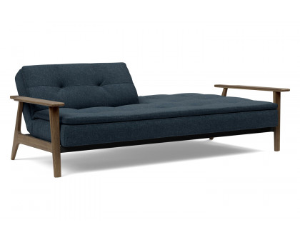 Innovation Living Dublexo Frej Sofa Bed Smoked Oak - 515 Nist Blue