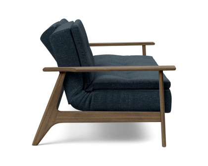 Innovation Living Dublexo Frej Sofa Bed Smoked Oak - 515 Nist Blue