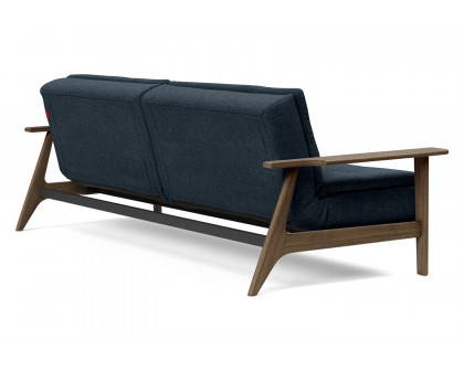 Innovation Living Dublexo Frej Sofa Bed Smoked Oak - 515 Nist Blue