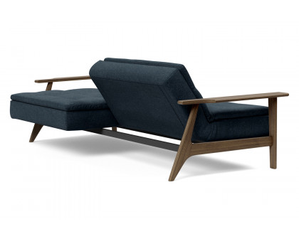 Innovation Living Dublexo Frej Sofa Bed Smoked Oak - 515 Nist Blue