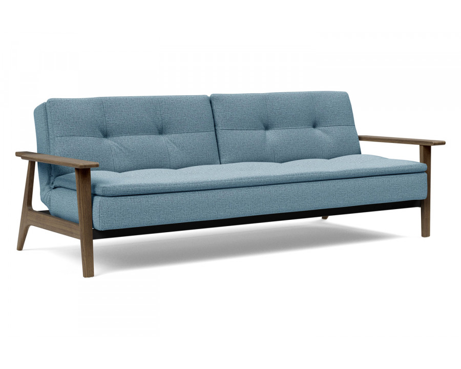 Innovation Living Dublexo Frej Sofa Bed Smoked Oak - 525 Mixed Dance Light Blue