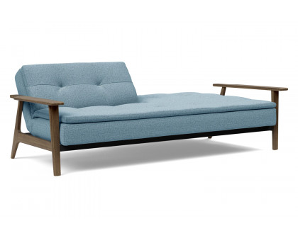 Innovation Living Dublexo Frej Sofa Bed Smoked Oak - 525 Mixed Dance Light Blue