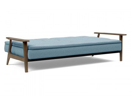 Innovation Living Dublexo Frej Sofa Bed Smoked Oak - 525 Mixed Dance Light Blue