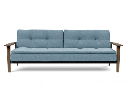 Innovation Living Dublexo Frej Sofa Bed Smoked Oak - 525 Mixed Dance Light Blue