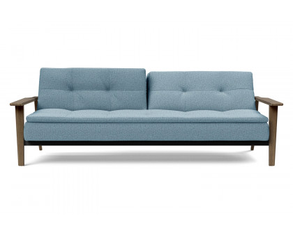 Innovation Living Dublexo Frej Sofa Bed Smoked Oak - 525 Mixed Dance Light Blue