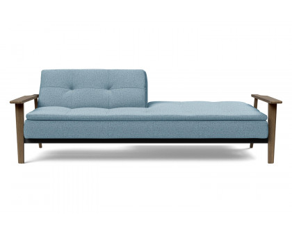 Innovation Living Dublexo Frej Sofa Bed Smoked Oak - 525 Mixed Dance Light Blue