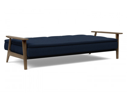 Innovation Living Dublexo Frej Sofa Bed Smoked Oak - 528 Mixed Dance Blue