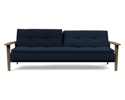 Innovation Living Dublexo Frej Sofa Bed Smoked Oak - 528 Mixed Dance Blue