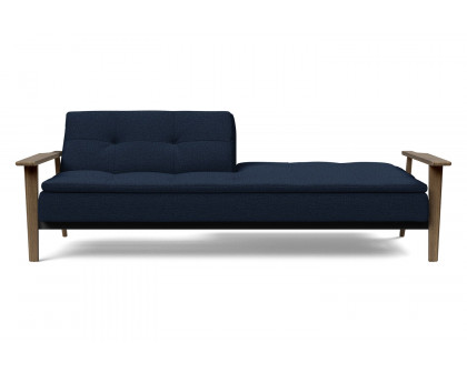 Innovation Living Dublexo Frej Sofa Bed Smoked Oak - 528 Mixed Dance Blue