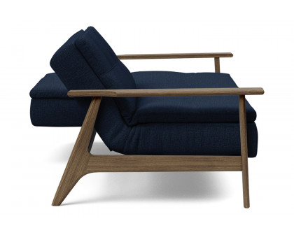 Innovation Living Dublexo Frej Sofa Bed Smoked Oak - 528 Mixed Dance Blue