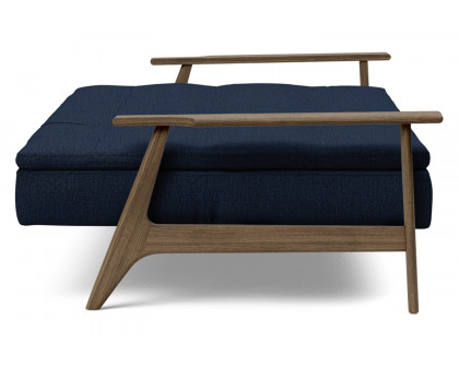 Innovation Living Dublexo Frej Sofa Bed Smoked Oak - 528 Mixed Dance Blue