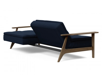 Innovation Living Dublexo Frej Sofa Bed Smoked Oak - 528 Mixed Dance Blue