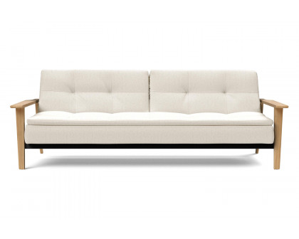 Innovation Living Dublexo Frej Sofa Bed Oak - 531 Bouclé Off White