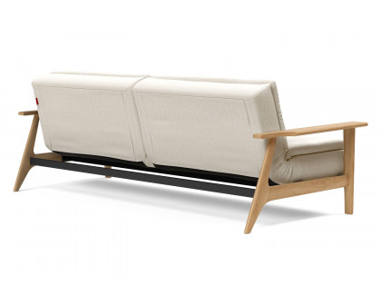 Innovation Living Dublexo Frej Sofa Bed Oak - 531 Bouclé Off White