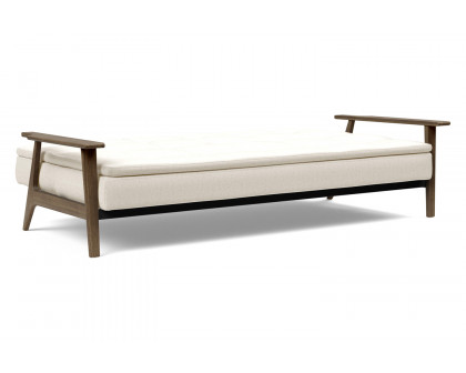 Innovation Living Dublexo Frej Sofa Bed Smoked Oak - 531 Bouclé Off White