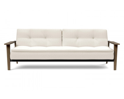 Innovation Living Dublexo Frej Sofa Bed Smoked Oak - 531 Bouclé Off White