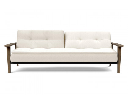 Innovation Living Dublexo Frej Sofa Bed Smoked Oak - 531 Bouclé Off White