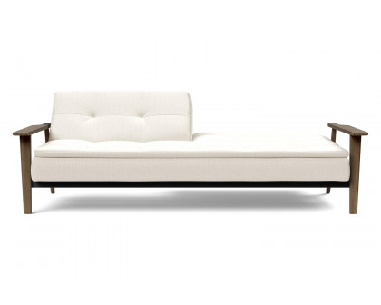 Innovation Living Dublexo Frej Sofa Bed Smoked Oak - 531 Bouclé Off White