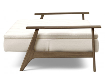 Innovation Living Dublexo Frej Sofa Bed Smoked Oak - 531 Bouclé Off White