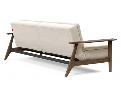 Innovation Living Dublexo Frej Sofa Bed Smoked Oak - 531 Bouclé Off White