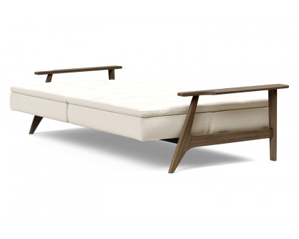 Innovation Living Dublexo Frej Sofa Bed Smoked Oak - 531 Bouclé Off White