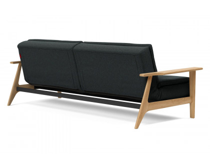 Innovation Living Dublexo Frej Sofa Bed Oak - 534 Bouclé Black Raven